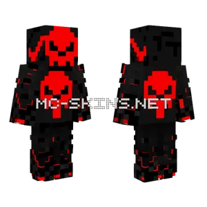 Red Skull Suit Minecraft skin