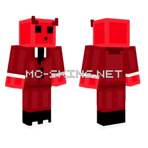 Red Slime Suit Minecraft skin
