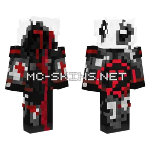 Red Smokey Minecraft skin