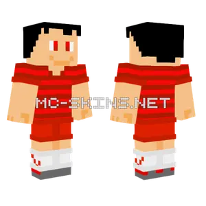 Red Striped Athlete