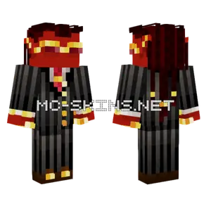 Red Suit Minecraft skin