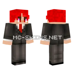 Red Suit Boy Minecraft skin