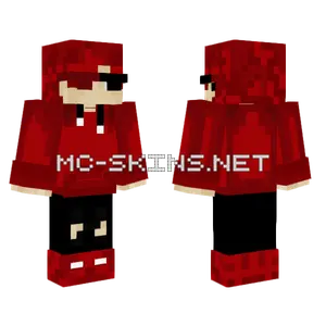 Red Suit Boy Minecraft skin