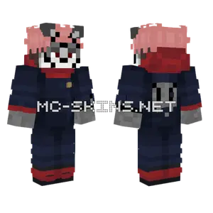 Red Sukuna Shibuya Minecraft skin