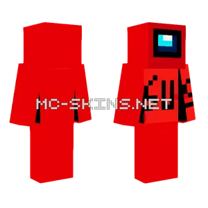 Red Sus Minecraft skin