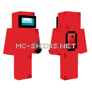Red Sus Minecraft skin
