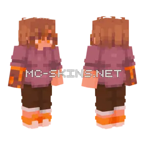 Red Tinted Iris Minecraft skin