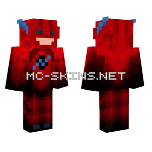 Red To Black Reverse Flash Minecraft skin