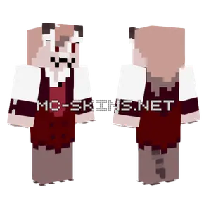 Red Tulip New Minecraft skin