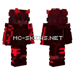 Red Villain Minecraft skin