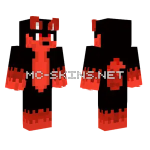 Red Wolf Minecraft skin