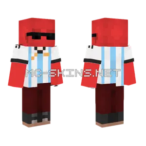 Redd Arehtnian Minecraft skin