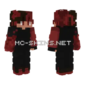 Redsflame Bloody Outfit Minecraft skin