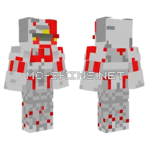 Redstone Monstrosity Minecraft skin