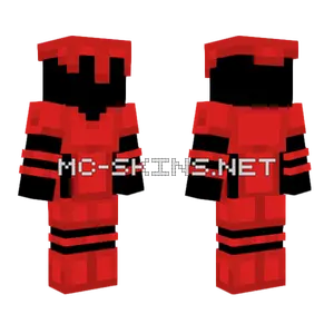 Redstone Warrior Baseplate Minecraft skin