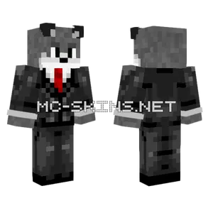 Redwolf In Suit Minecraft skin