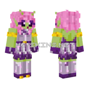 Refurbished Alien Babe Minecraft skin