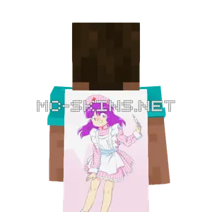 Reimu Hakurei Dress cape, outside and lining