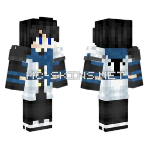 Rem Amaki Sword Hero Minecraft skin