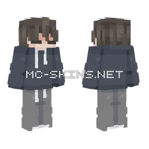 Remake Grey Hoodie Minecraft skin