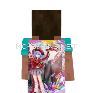 Remilia Scarlet School Uniform cape, outside and lining