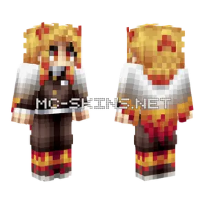 Rengoku Kyojuro Minecraft skin