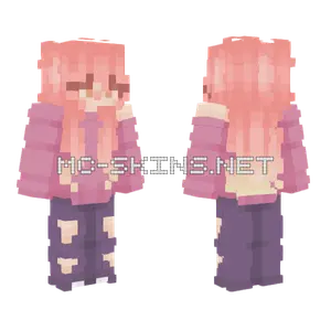 Retro Ce Girl Minecraft skin