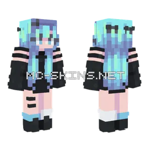 Retro Girl Minecraft skin