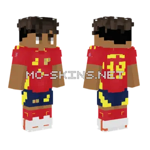 Retrtrert Red Jersey Minecraft skin