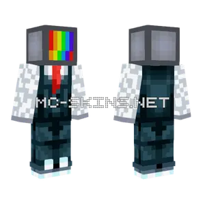 Revamped TV Man Minecraft skin
