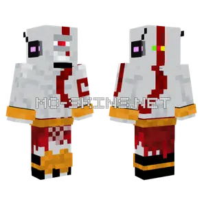 Rex05gamer New Kratos Minecraft skin