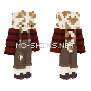Rexy Cat In Red Shirt Minecraft skin
