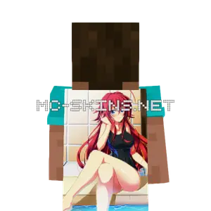 Rias Gremory Swimsuit cape, outside and lining