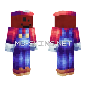 Rich Mario Minecraft skin