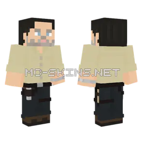 Rick Grimes Season 9 Minecraft skin