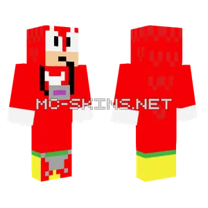 Rider Knuckles Minecraft skin