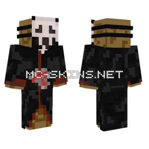 Rigby Akatsuki Ghost Face Minecraft skin