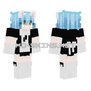 Rimuru Maid UwU Minecraft skin