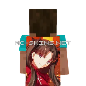 Rin Tohsaka cape, outside and lining