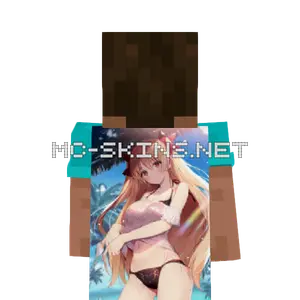 Rin Tohsaka Bikini cape, outside and lining