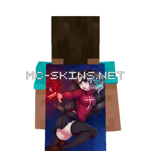 Rin Tohsaka Sweater cape, outside and lining