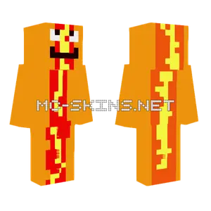 Ripped Up Hotdog Minecraft skin
