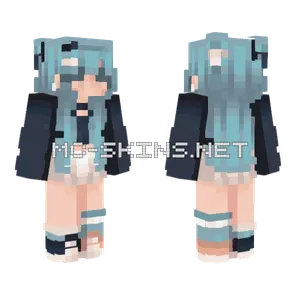 Riversrc e Girl Minecraft skin