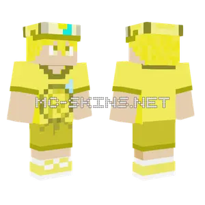 Ro02hero Yellow Outfit Minecraft skin