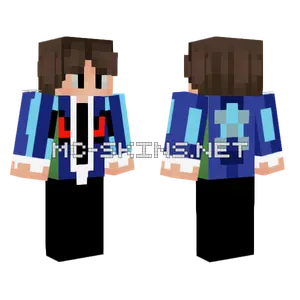 Roblox Ava Blue Minecraft skin