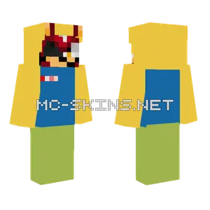 Roblox Noob Costume Minecraft skin