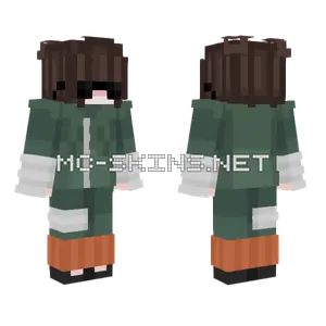 Rock Lee Minecraft skin