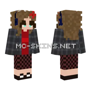 Rocker Girl Minecraft skin