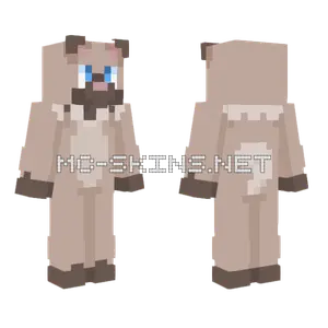 Rockruff Skin Minecraft skin