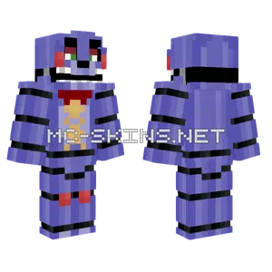 Rockstar Bonnie Earless Minecraft skin